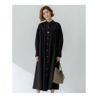 【洗える】コンパクトライトクロス ピンタック ワンピース