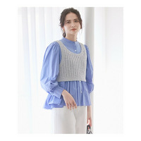 【SLOW/一部店舗限定】タンブラーコットンブロード ブラウス