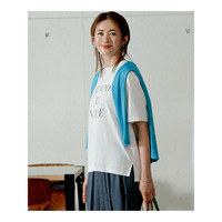 【SLOW/一部店舗限定】MVSコットン  ロゴTシャツ