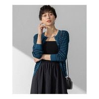 【洗える】レーヨンポリエステルストレッチ カーディガン