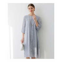 【APPLAUDIR】フラワーサテンオパール ドレス