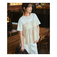 【杏さん着用/WEB&一部店舗限定カラーあり】オーガンジービスチェコンビ カットソー