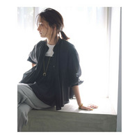 【WEB&一部店舗限定カラーあり】ソフトオーガンジー ボリューム ブラウス