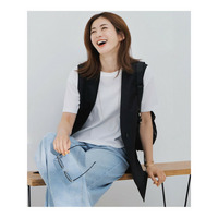 【速乾性/汗じみ防止】半袖 クロップド IT Tシャツ
