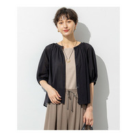 【洗える】クリアトリコットジャージー ティアードデザイン カットソー