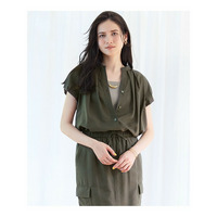 【SLOW/一部店舗限定】ブライトヴィンテージクロス タック ブラウス