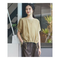 【SLOW/一部店舗限定】ナチュラルピケワッシャー ブラウス
