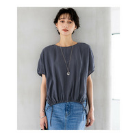 【SLOW/一部店舗限定】ナチュラルピケワッシャー ブラウス