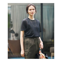 【SLOW/一部店舗限定】シースルートリコット シアー Tシャツ