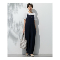 【一部店舗限定/吸水速乾/UVカット/接触冷感/洗える】ストレッチジョーゼット オールインワン