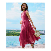 【一部店舗限定/接触冷感/洗える】ラミータンブラー ノースリーブ ワンピース