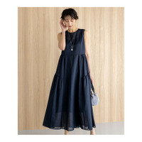 【一部店舗限定/接触冷感/洗える】ラミータンブラー ノースリーブ ワンピース