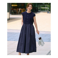 【Oggi8月号掲載/洗える】ニットレイヤード ワンピース