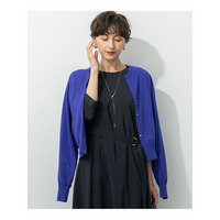 【洗える/吊り干しOK】ヴィスコースストレッチ Vネック ニットカーディガン