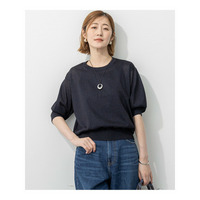 【洗える】オータムメタリック ラメ ニットT