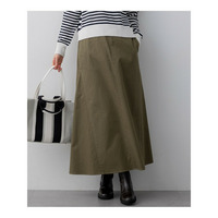 【WEB&一部店舗限定カラーあり】ストレッチギャバ チノ スカート