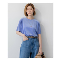 【洗える】シアーベロア リラックス Tシャツ