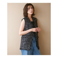 【GLOW10月号掲載】GIOLICA オータム ツイード ジレ