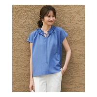 【WEB&一部店舗限定】ライトタンブラー ギャザー フリル ブラウス