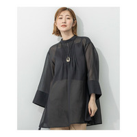 【洗える】シアービエラ チュニック ブラウス