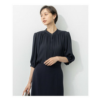 ライトバックサテンアムンゼン ギャザーブラウス