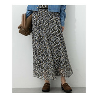 【洗える】Ratti アブストラクトプリント スカート