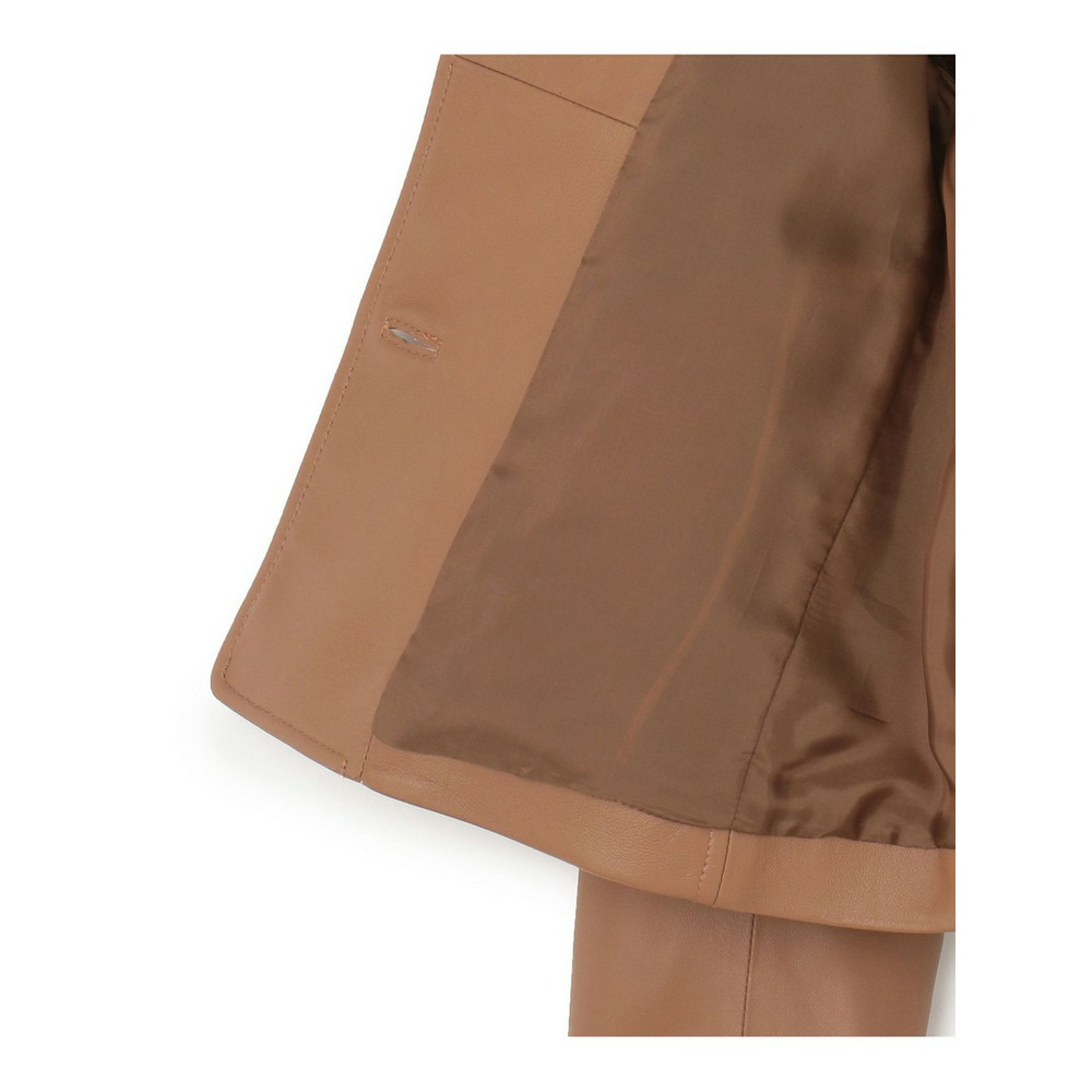 ラムレザー ステンカラー ジャケット23