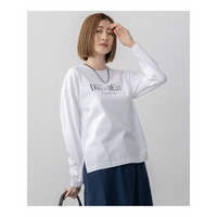 【洗える】ロゴプリント コットン Tシャツ