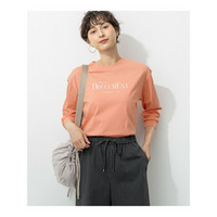 【洗える】ロゴプリント コットン Tシャツ
