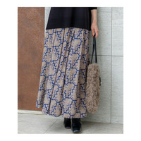 【洗える】Ratti ヴィンテージペイズリープリント スカート
