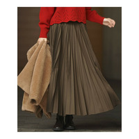 【見上愛さん着用/CanCam11月号掲載】パウダリータイプライター プリーツ スカート