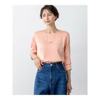 【洗える】サテン ロングスリーブ Tシャツ