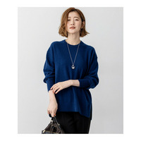 【見上愛さん着用/Oggi1月号掲載】ピュアカシミヤ クルーネック ニット