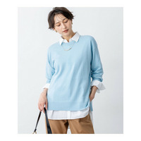 【見上愛さん着用/Oggi・STORY掲載】ピュアカシミヤ クルーネック ニット