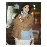 【滝沢眞規子さん着用/洗える】ピュアカシミヤ タートルネック ニット