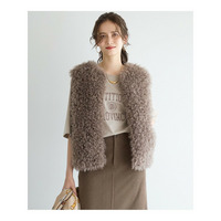 【SLOW/一部店舗限定】フェイクファー ジレ