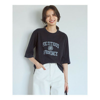 【SLOW/一部店舗限定】MVSコットン ヴィンテージ風 ロゴTEE