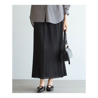 【SLOW/一部店舗限定】トリコットプリーツ Iライン スカート
