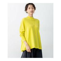 【洗える】ピュアカシミヤ フレア ニット