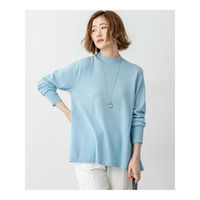 【洗える】ピュアカシミヤ フレア ニット