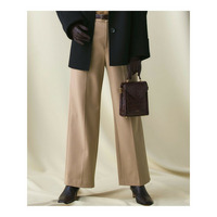 【撥水加工/洗える/VERY11月号掲載】TRストレッチギャバ ワイド パンツ