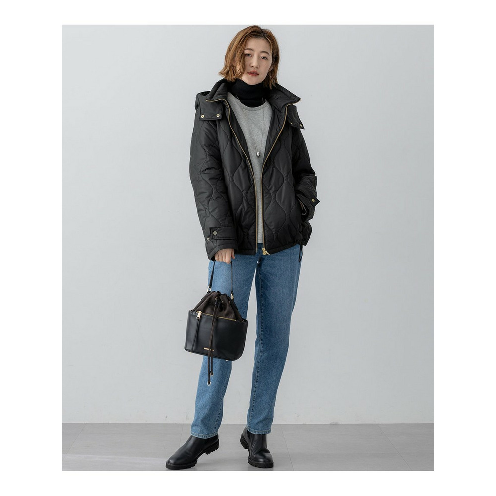 【洗える】ウーステッドウール リブタートル ボーダー ニット15