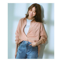 【見上愛さん着用/Oggi11月号掲載】コットン コーデュロイ シャツ