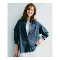 【見上愛さん着用/Oggi11月号掲載】コットン コーデュロイ シャツ
