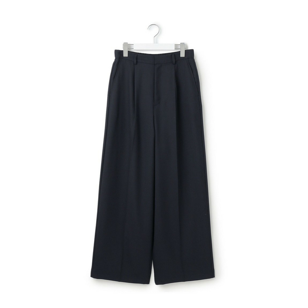 【滝沢眞規子さん着用/VERY12月号掲載/洗える】TWビエラ タック ワイド パンツ22