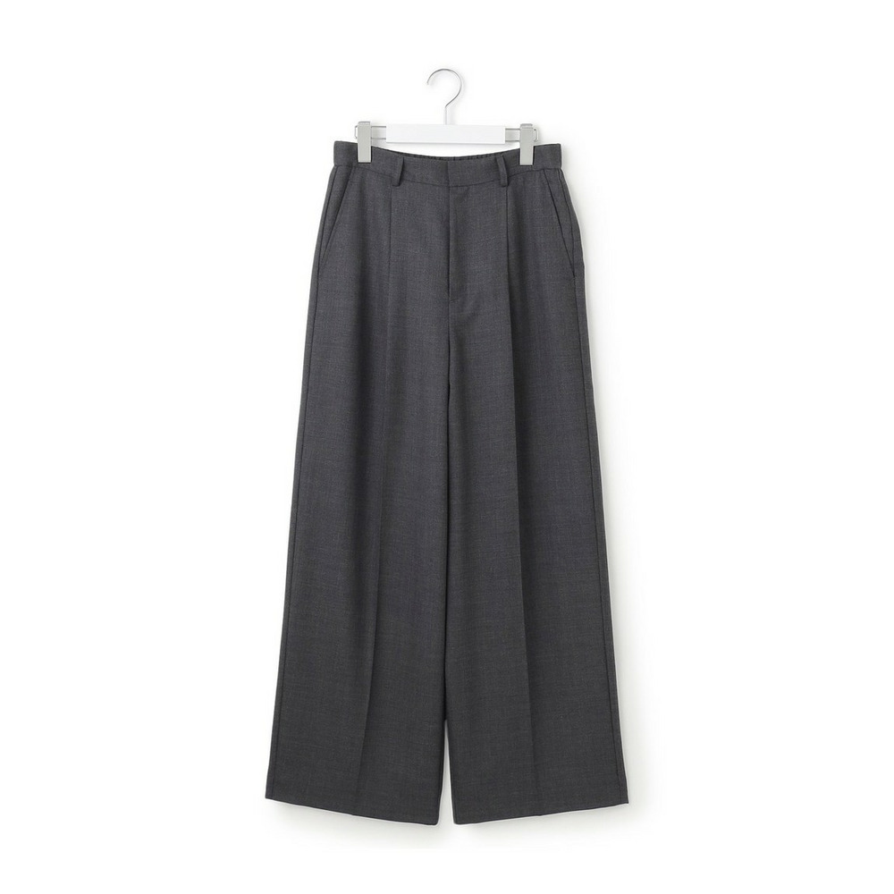 【滝沢眞規子さん着用/VERY12月号掲載/洗える】TWビエラ タック ワイド パンツ23