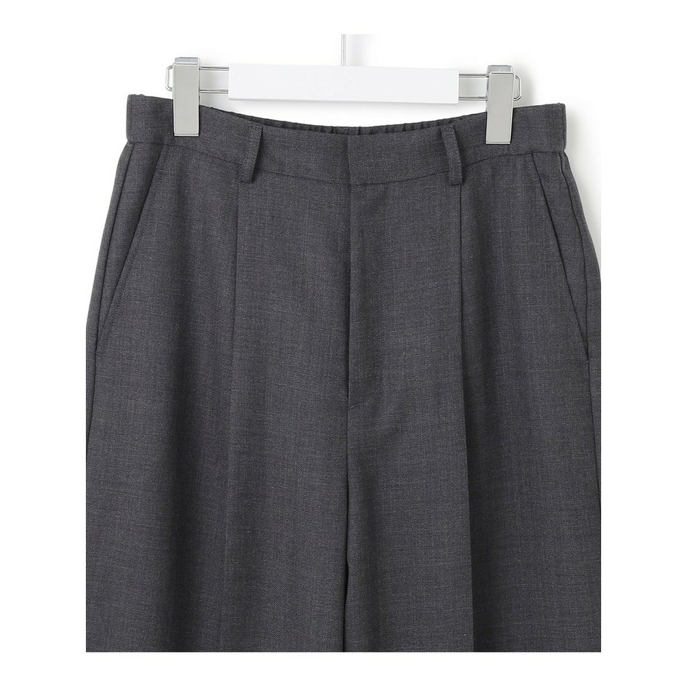 【滝沢眞規子さん着用/VERY12月号掲載/洗える】TWビエラ タック ワイド パンツ25