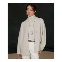 【見上愛さん着用】ラクーンブレンドダブルフェイス ニット アウター