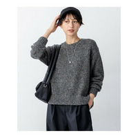 【洗える】マーブルルレックスリリー バルキーニット