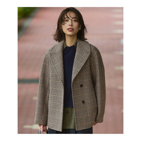 【Oggi11月号掲載】ボンディング チェックツイード ジャコット